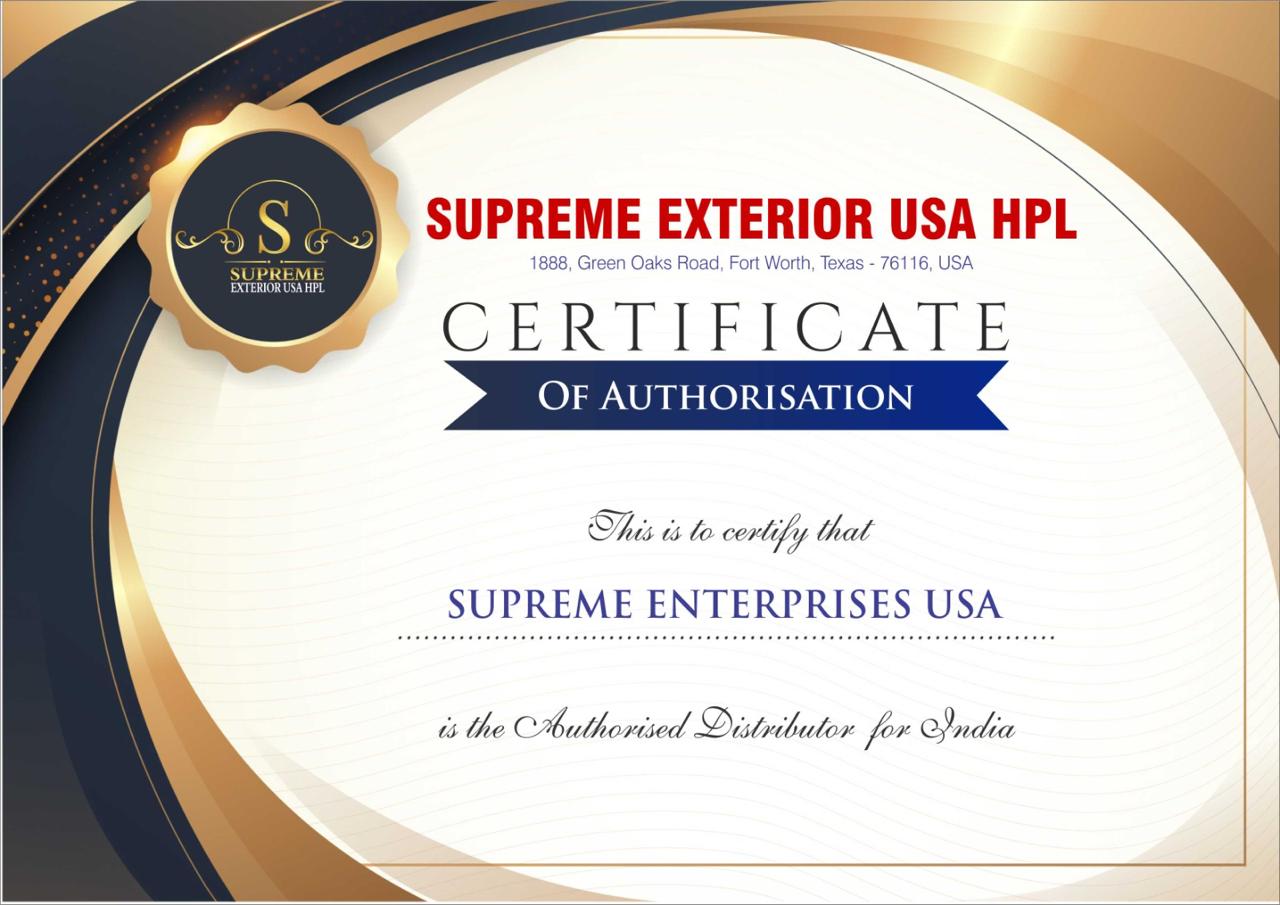 Supplied HPL authorization document
